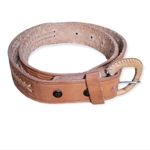 VINTAGE Leather Belt | size 34